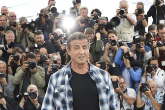 Sylvester Stallone stellt beim Filmfestival in Cannes "Rambo: Last Blood" vor.