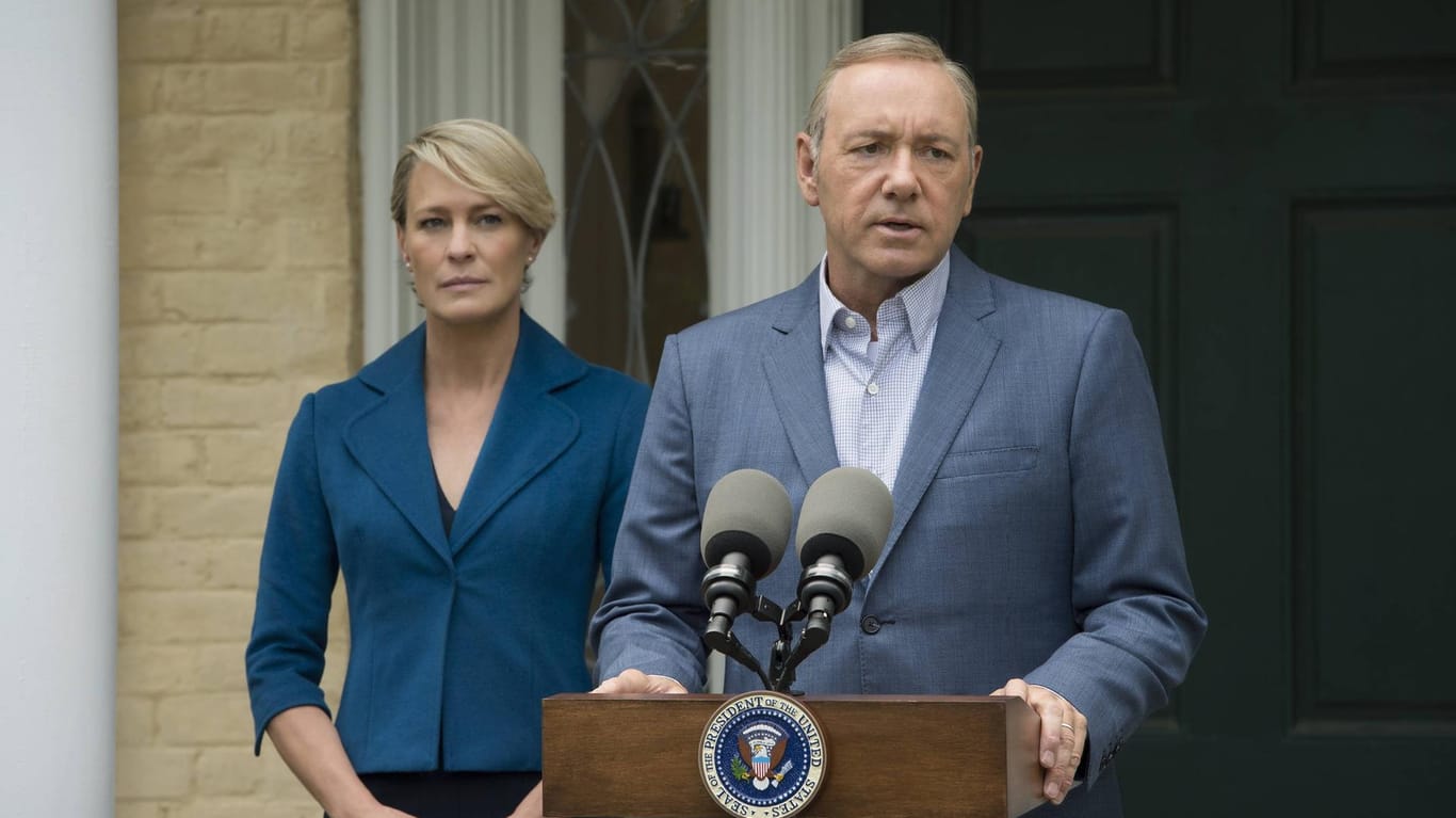 Kevin Spacey und Robin Wright in "House of Cards".
