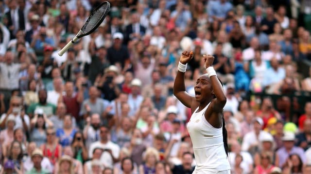 Cori Gauff erreichte das Wimbledon-Achtelfinale.