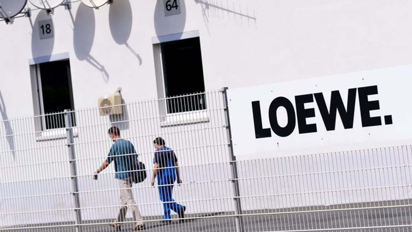 Fernsehhersteller Loewe: Der Großteil der über 400 Mitarbeiter des Unternehmens ist seit Montag freigestellt.