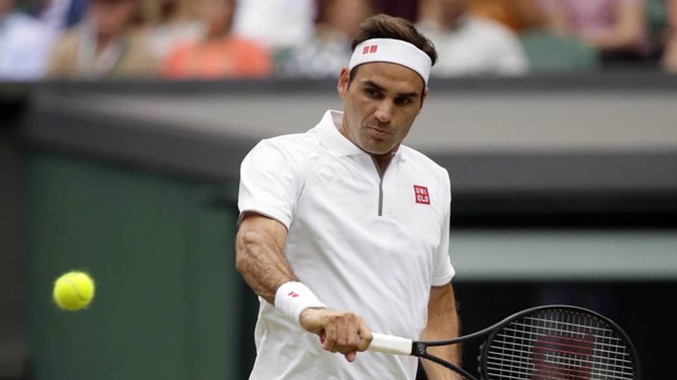 Auch Roger Federer zog in London ins Achtelfinale ein.