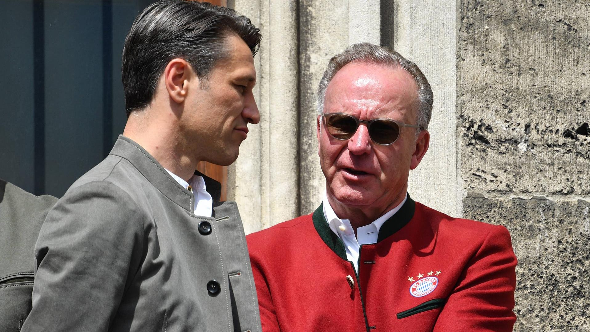 Haben viel Arbeit vor sich: Niko Kovac (l.) und Karl-Heinz Rummenigge.