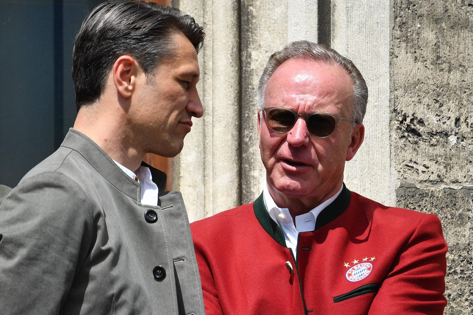 Haben viel Arbeit vor sich: Niko Kovac (l.) und Karl-Heinz Rummenigge.