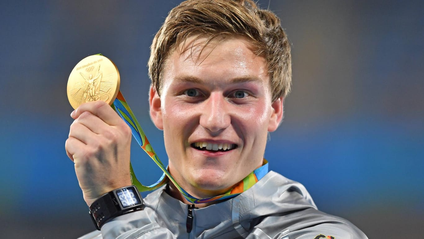 Gold in Rio de Janeiro: Thomas Röhler bei seinem Olympia-Erfolg 2016.