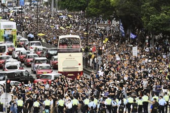 Riesige Proteste in Hongkong: In den vergangenen Wochen hatte die Stadt wegen des umstrittenen Auslieferungsgesetzes die größten Proteste seit drei Jahrzehnten erlebt.