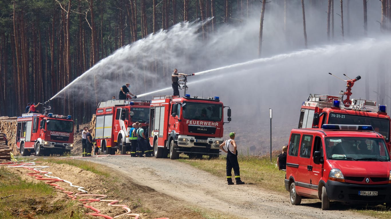 Waldbrand bei Lübtheen: Die Ermittler gehen von Brandstiftung aus – nun wurde ein Mann festgenommen.