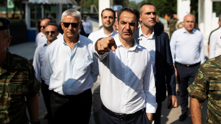 Kyriakos Mitsotakis: Er hat für seine konservative Partei in Griechenland die absolute Mehrheit errungen.