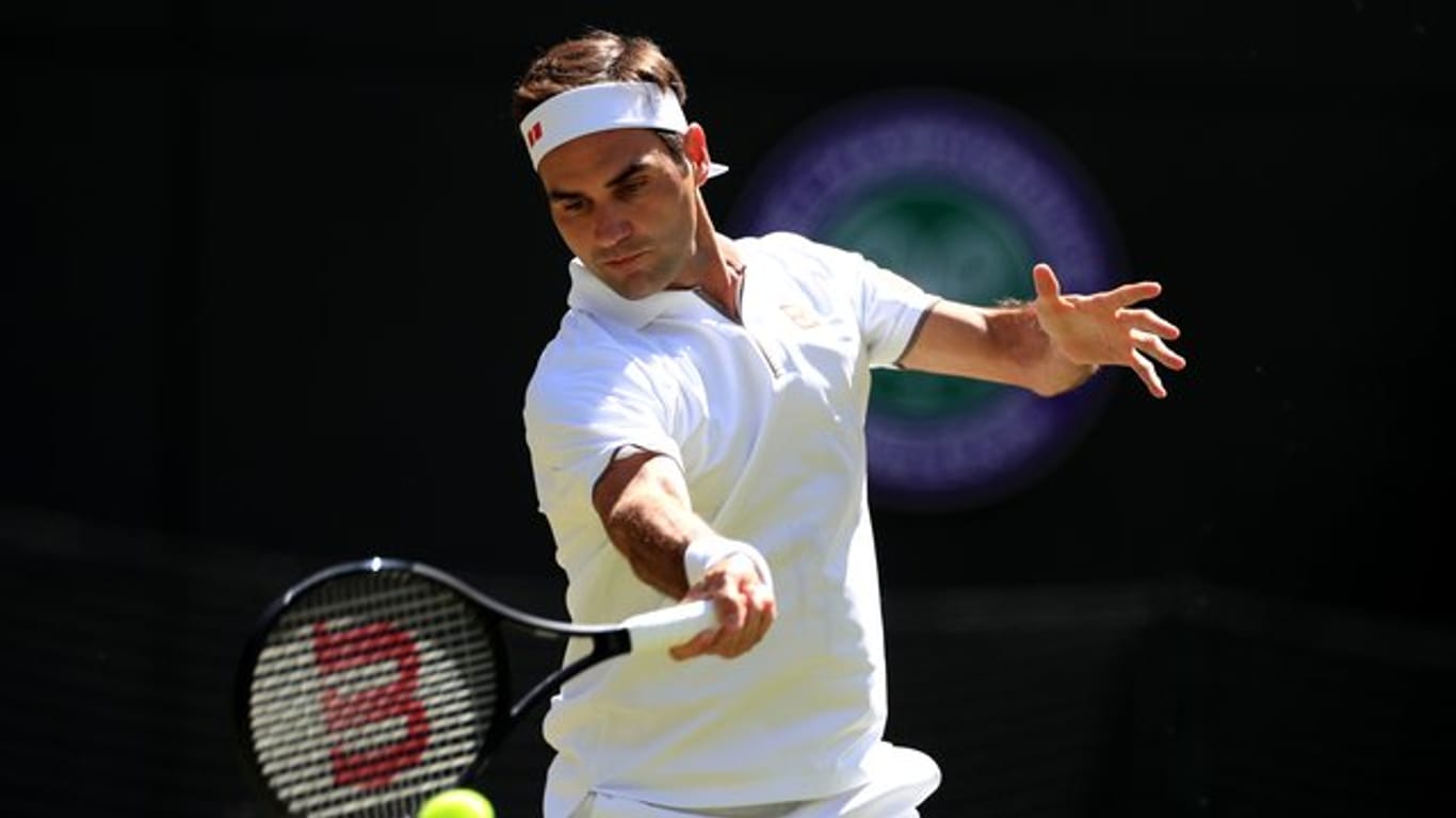 Roger Federer spielt im Achtelfinale gegen Matteo Berrettini.