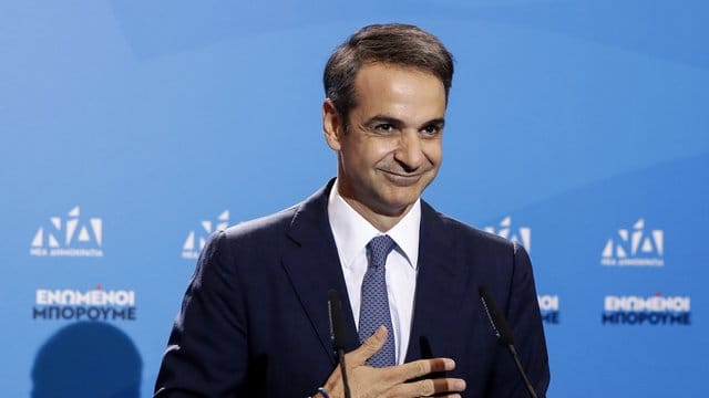 Der Wahlsieger: Kyriakos Mitsotakis, Präsident der konservativen bisherigen Oppositionspartei Nea Dimokratia (ND). Der Wahlsieger: Kyriakos Mitsotakis, Präsident der konservativen bisherigen Oppositionspartei Nea Dimokratia (ND).