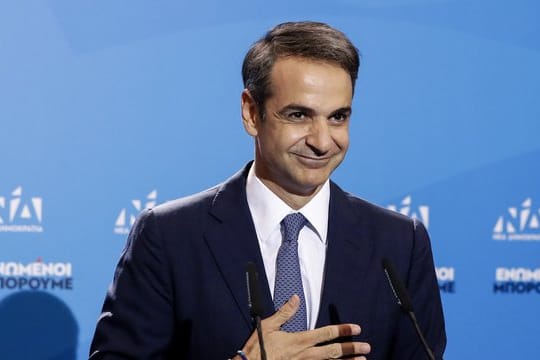 Der Wahlsieger: Kyriakos Mitsotakis, Präsident der konservativen bisherigen Oppositionspartei Nea Dimokratia (ND).