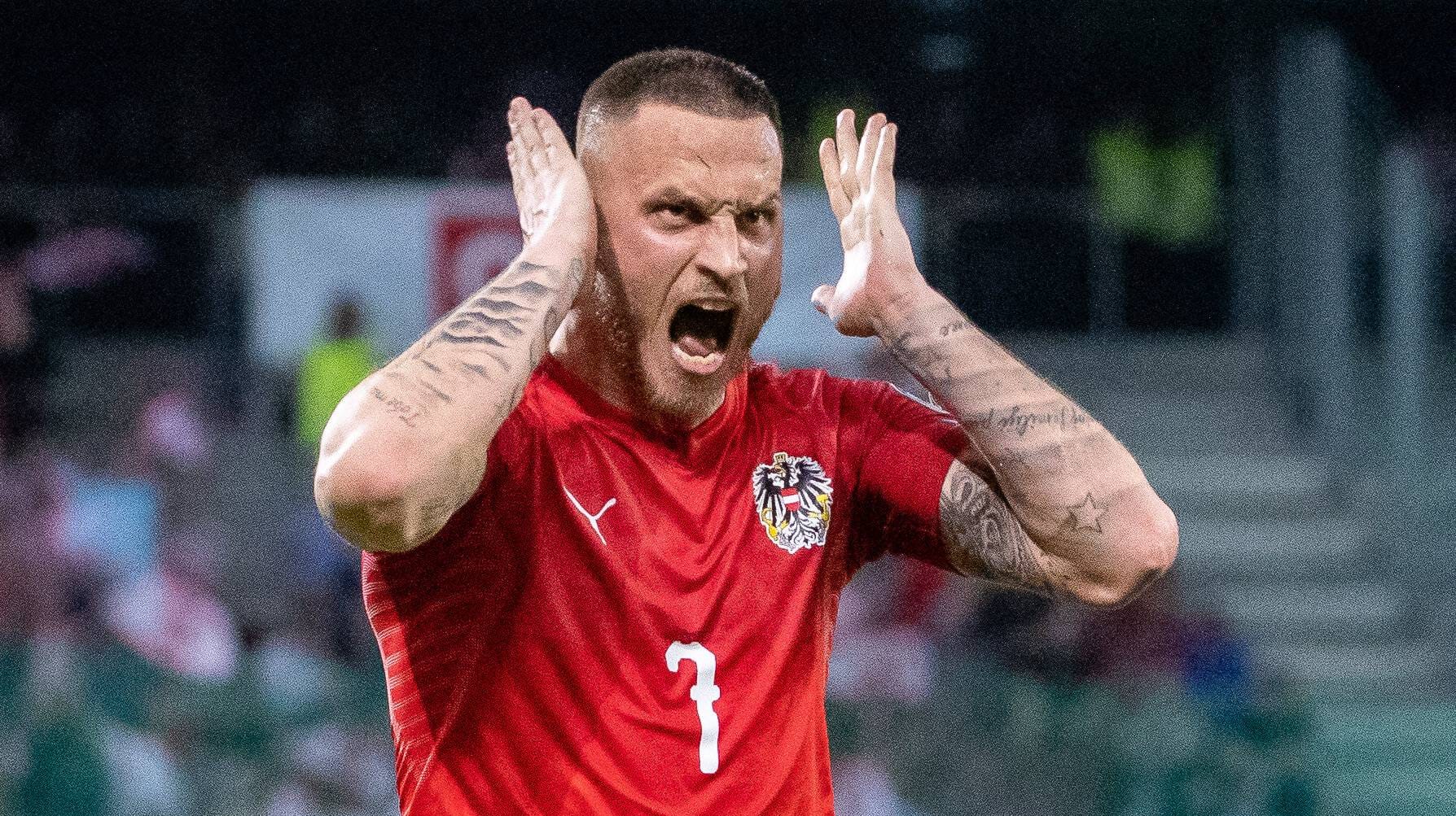 Gerne mal emotional: Österreichs Marko Arnautovic.
