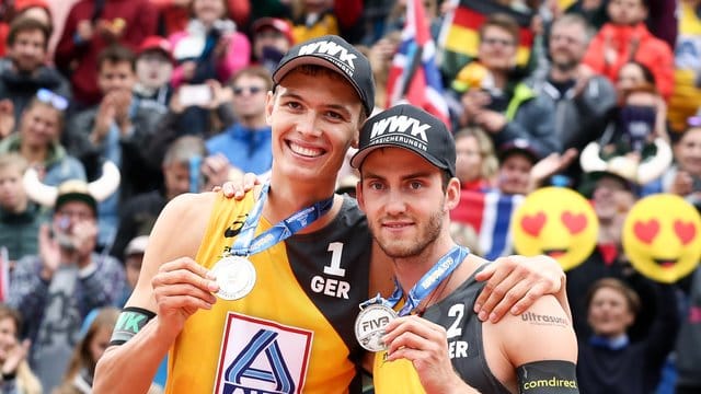 Julius Thole (l) und Clemens Wickler wurden WM-Zweite in Hamburg. Julius Thole (l) und Clemens Wickler wurden WM-Zweite in Hamburg.