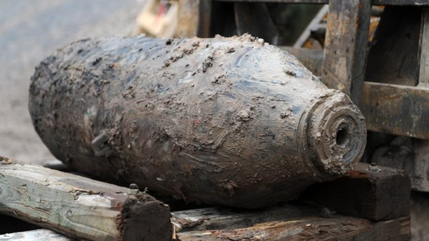 Eine Bombe aus dem Zweiten Weltkrieg: In Dortmund wurde eine Fünf-Kilogramm-Bombe gefunden. (Symbolbild)