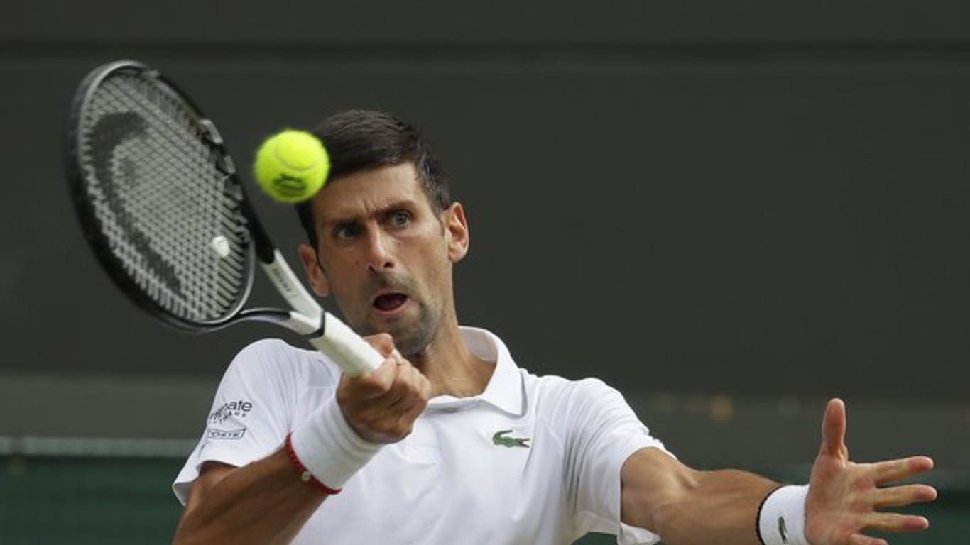 Holte einen poblemlosen Achtelfinalsieg gegen Ugo Humbert: Novak Djokovic.