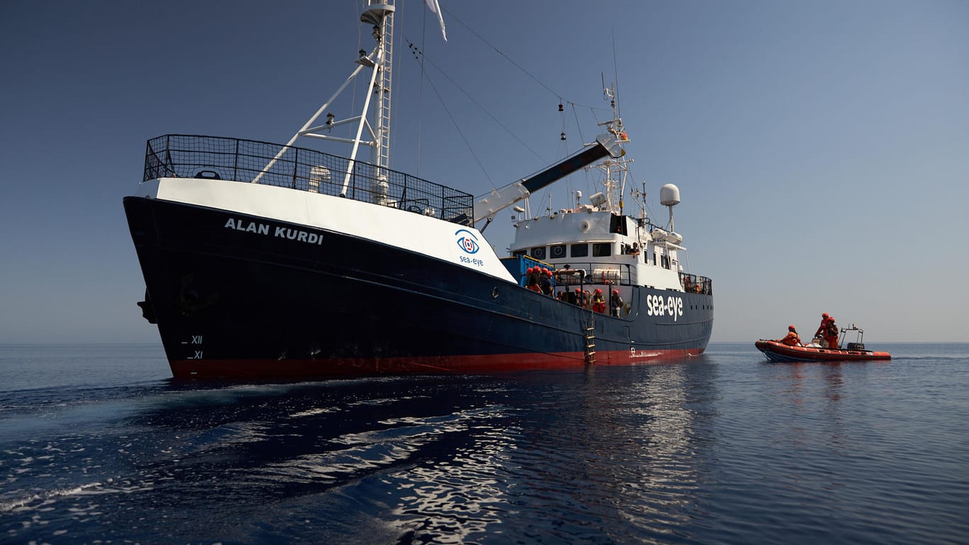 Mittelmeer: Das Seenotrettungsschiff «Alan Kurdi» von der Hilfsorganisation Sea-Eye.