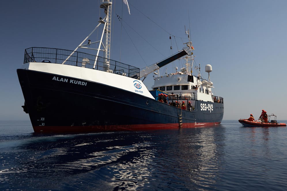 Mittelmeer: Das Seenotrettungsschiff «Alan Kurdi» von der Hilfsorganisation Sea-Eye.