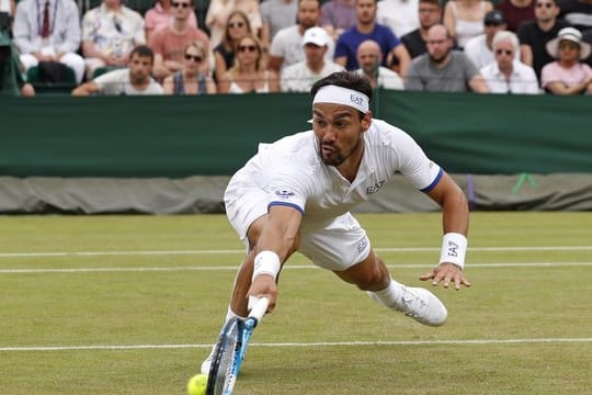 Vergriff sich in Wimbledon im Ton: Fabio Fognini.