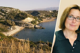 Küste unweit Chania auf Kreta: Am Dienstagmorgen haben Sucher die Leiche von Suzanne Eaton in der Gegend entdeckt.