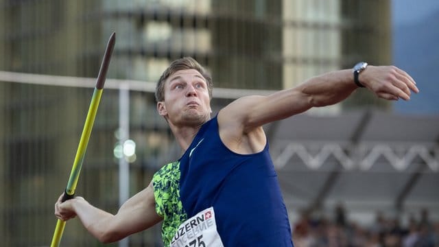 Gewann die Konkurrenz in Luzern im Speerwurf im letzten Versuch: Thomas Röhler.