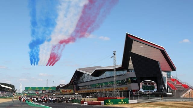 Formel-1-Traditionsstrecke in Großbritannien: Der Kurs von Silverstone.