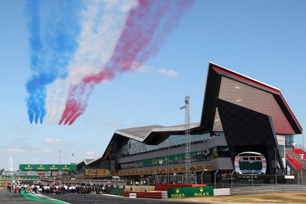 Formel-1-Traditionsstrecke in Großbritannien: Der Kurs von Silverstone.