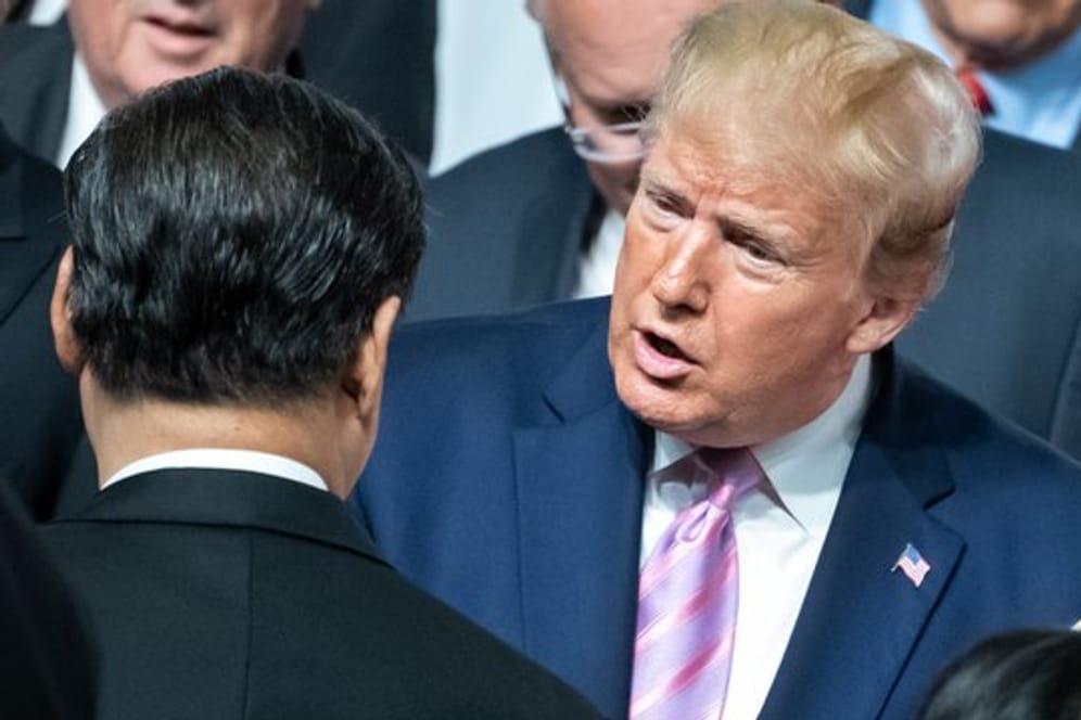 Xi Jinping und Donald Trump am Rande des G20-Gipfels in Osaka.