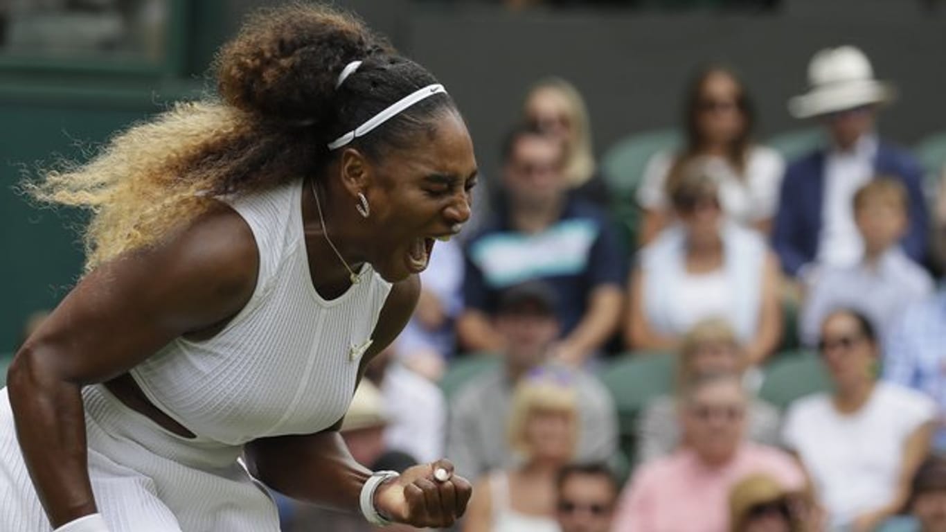 Steht in Wimbledon im Halbfinale: Serena Williams.