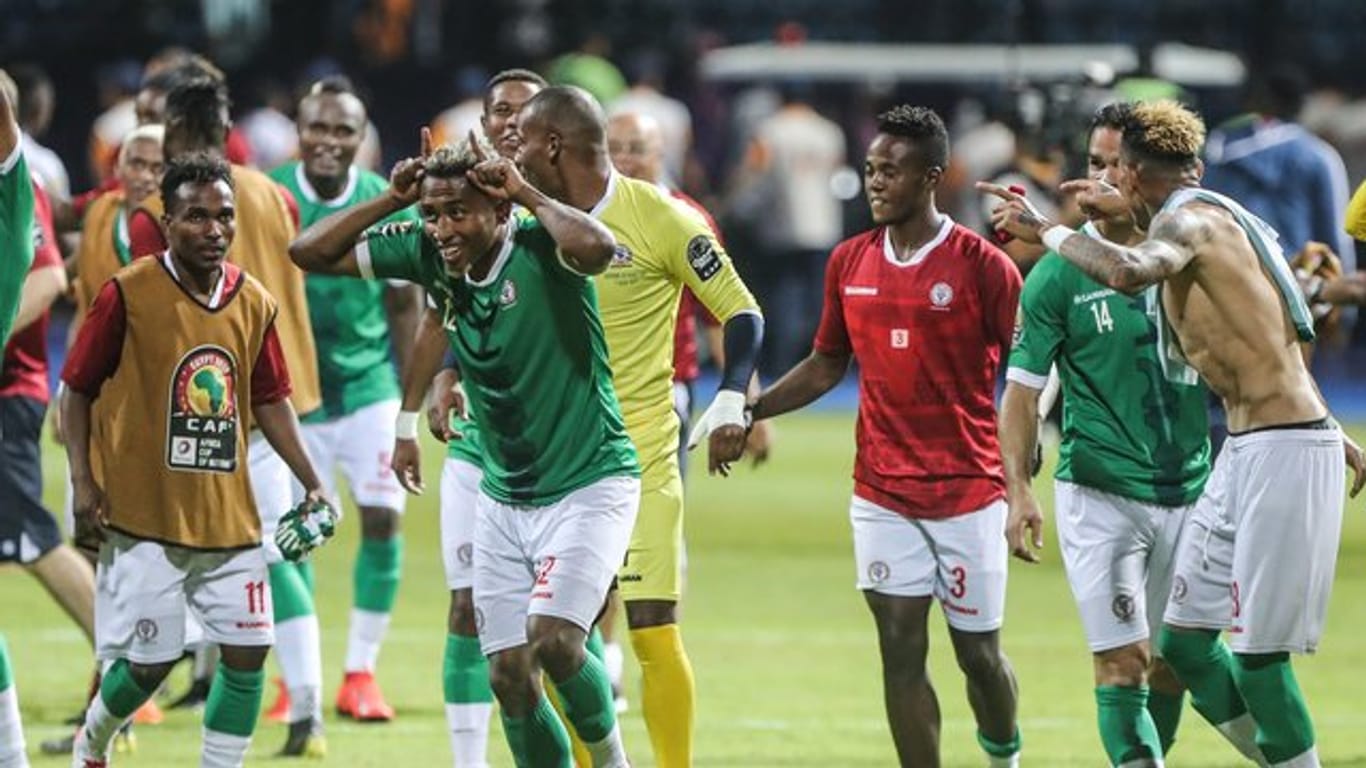 Die Spieler aus Madagaskar verblüffen bisher beim Afrika-Cup.