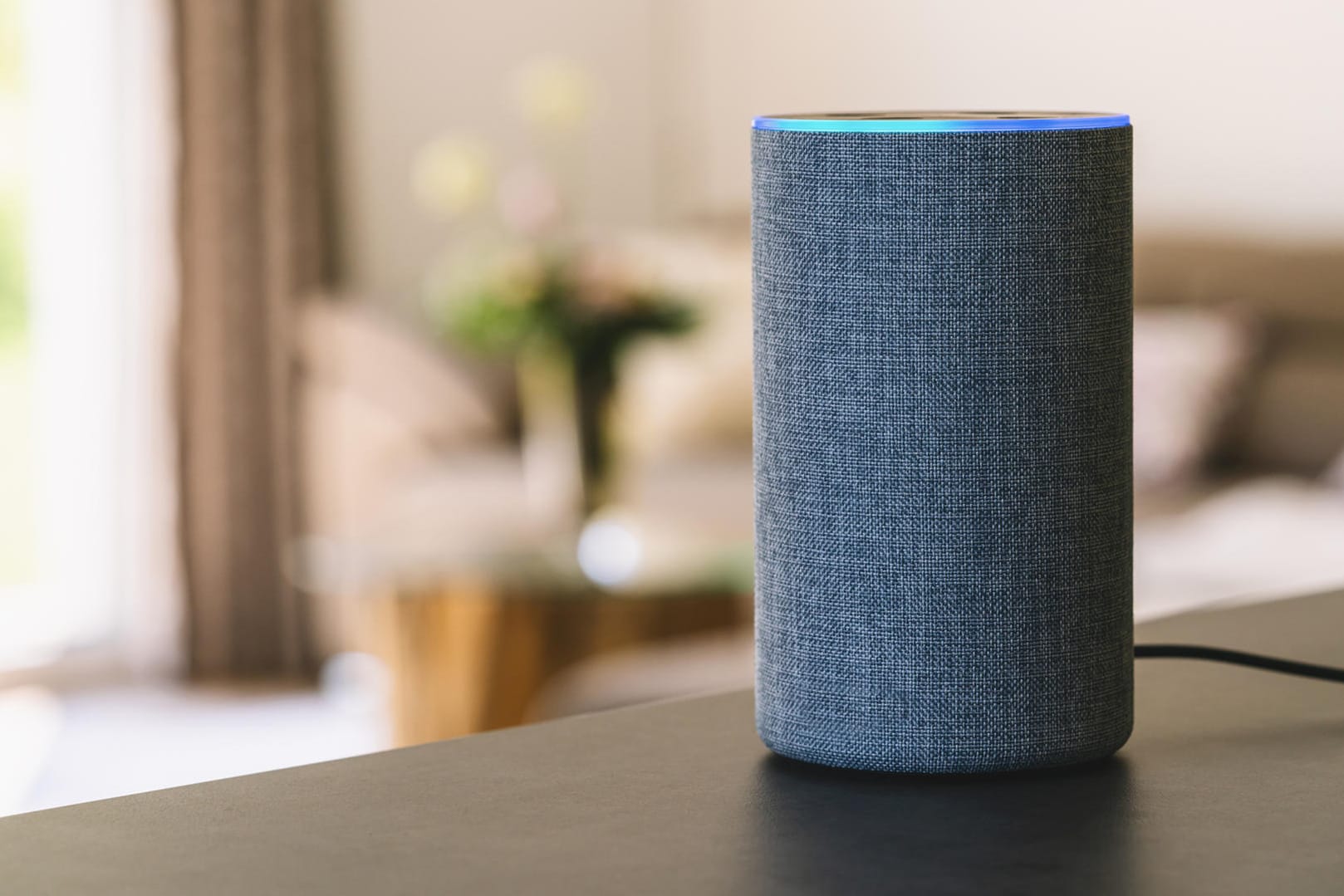 Ein Echo-Lautsprecher mit Sprachassistentin Alexa: Immer mehr Deutsche stehen KI positiv gegenüber (Symbolbild).
