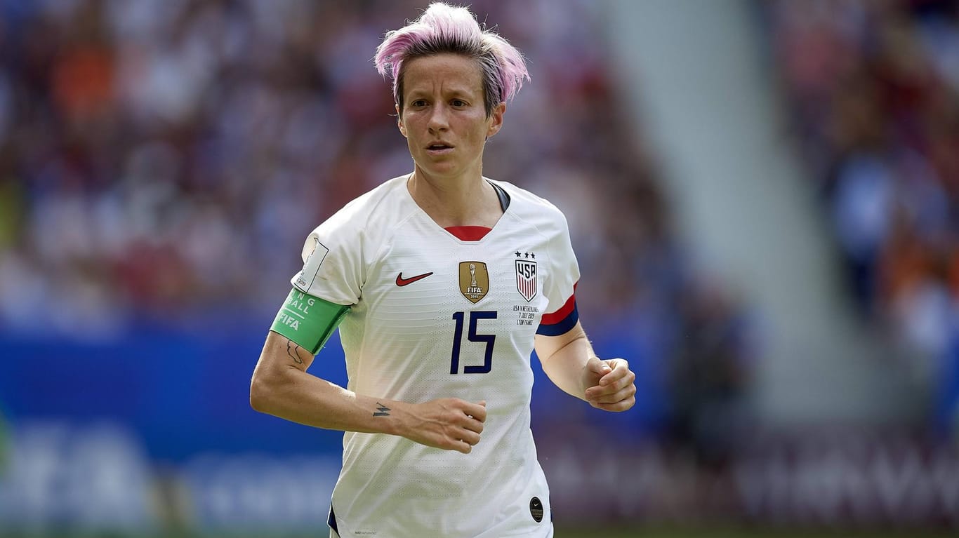 Fußball-Weltmeisterin: Megan Rapinoe gewann das Finale gegen die Niederlande mit 2:0.