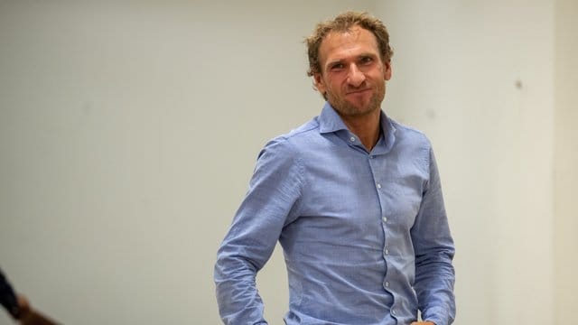 Auf dem Weg zur Verhandlung: Ex-Biathlet Andreas Stitzl.