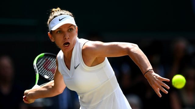 Steht im Finale von Wimbledon: Die Rumänin Simona Halep.