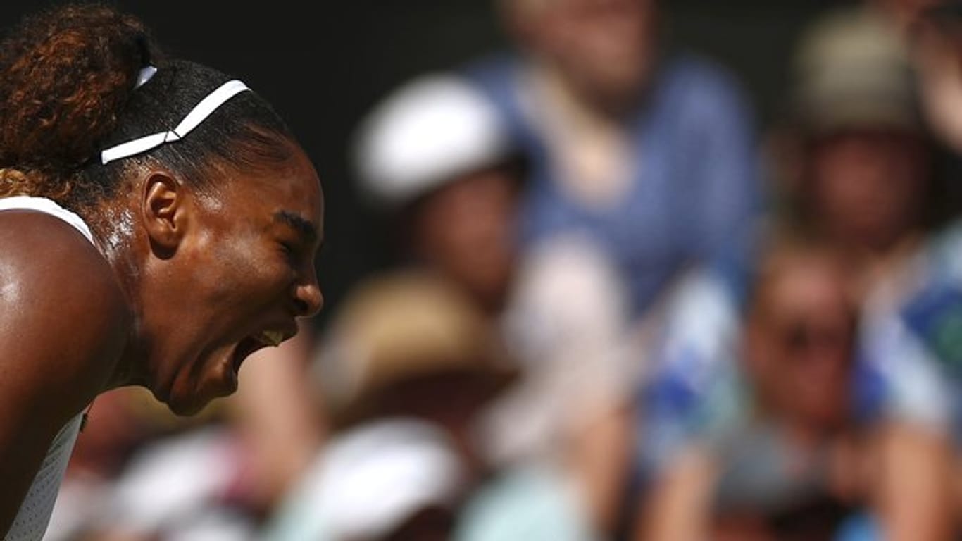 Steht zum elften Mal im Finale von Wimbledon: Serena Williams triumphiert.