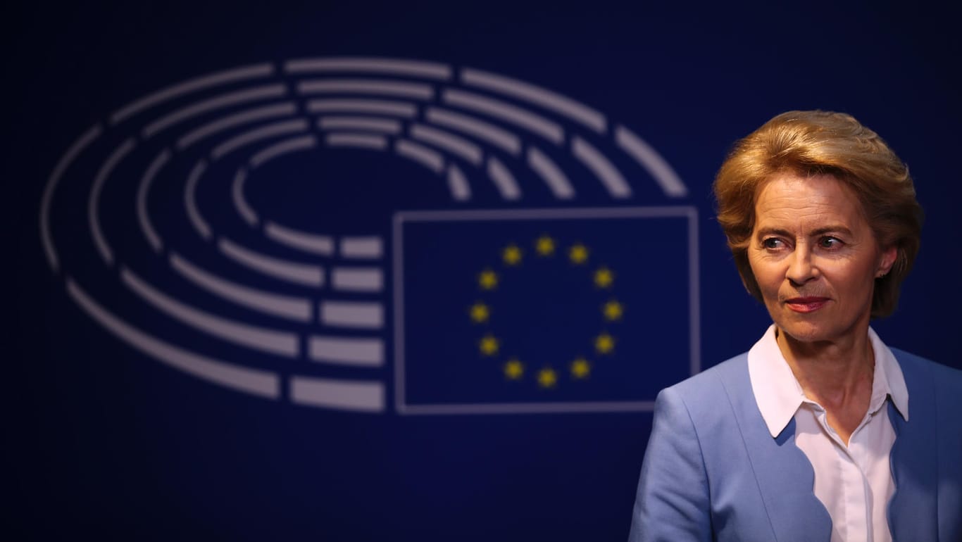 Unter Beschuss: Kandidatin für den Chefposten der EU-Kommission, Ursula von der Leyen (CDU).
