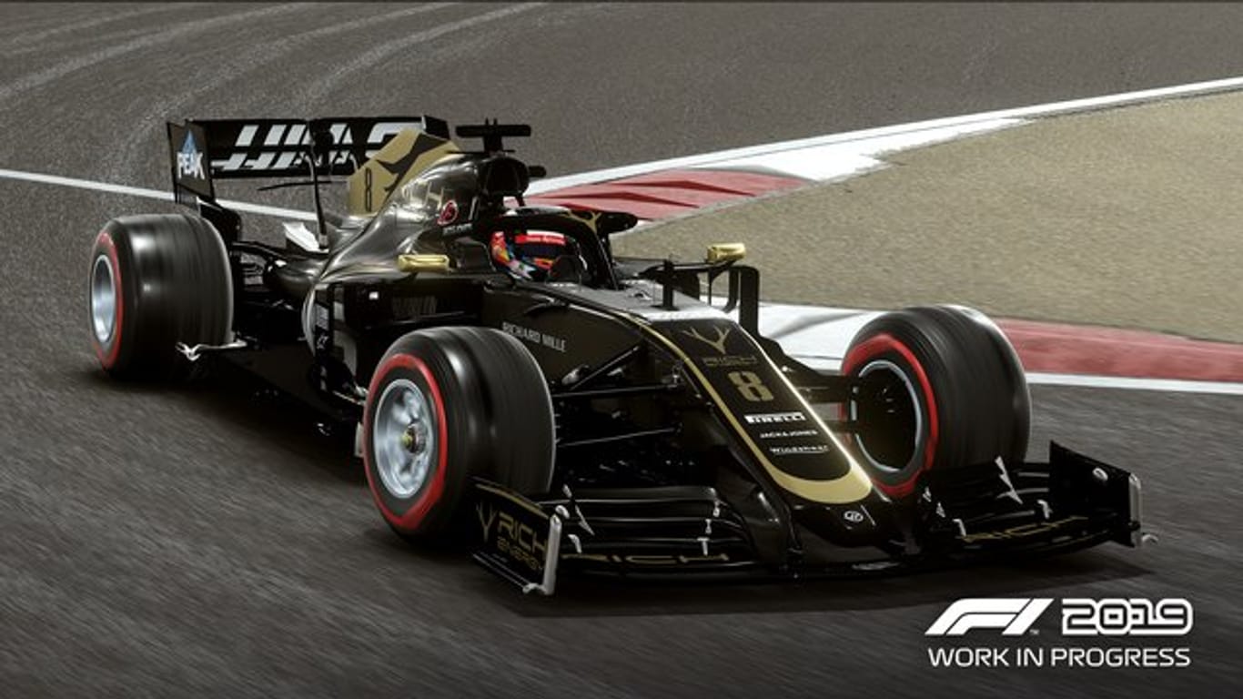 Ein Screenshot aus "F1 2019": In dem Spiel gibt den ganzen Formel-1-Zirkus mit allen Teams, Wagen und Piloten zum Zocken auf dem Sofa.