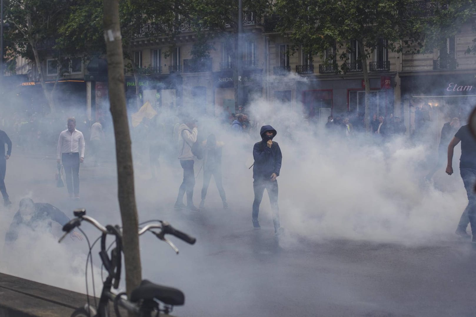 Immer wieder kommt es in Paris zu Ausschreitungen.