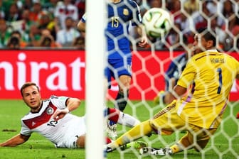 Mario Götze erzielt im WM-Finale 2014 den entscheidenden Treffer.
