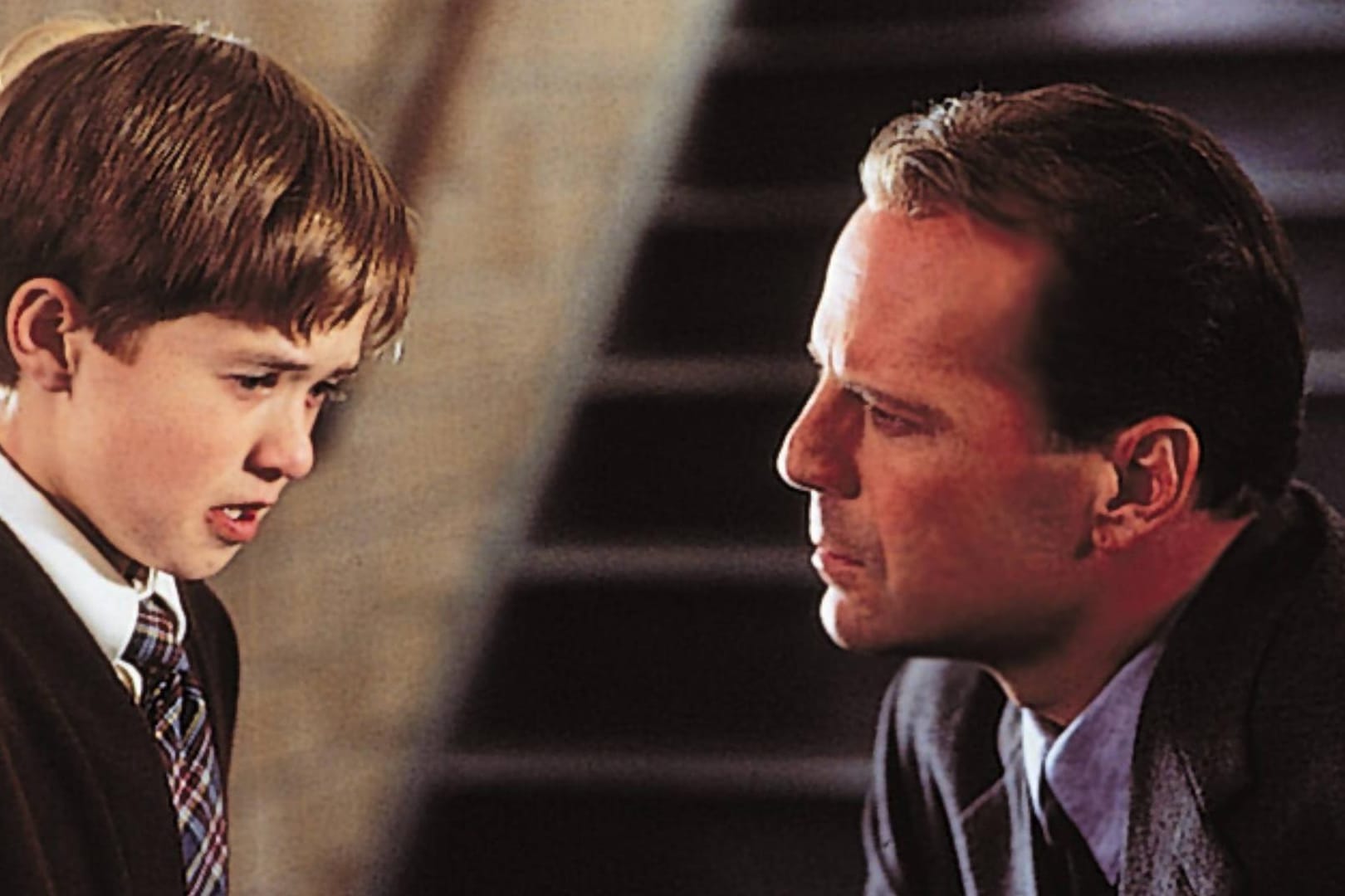 "The Sixth Sense": Haley Joel Osment und Bruce Willis standen für den Film gemeinsam vor der Kamera.