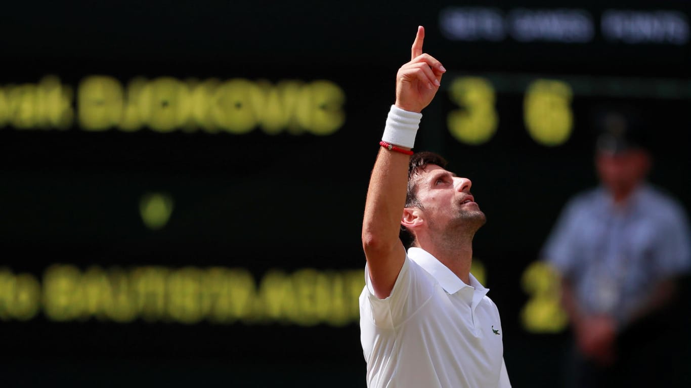 Steht im Finale von Wimbledon: Novak Djokovic.