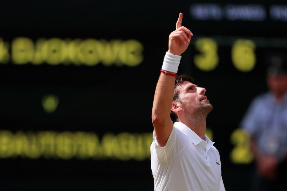 Steht im Finale von Wimbledon: Novak Djokovic.