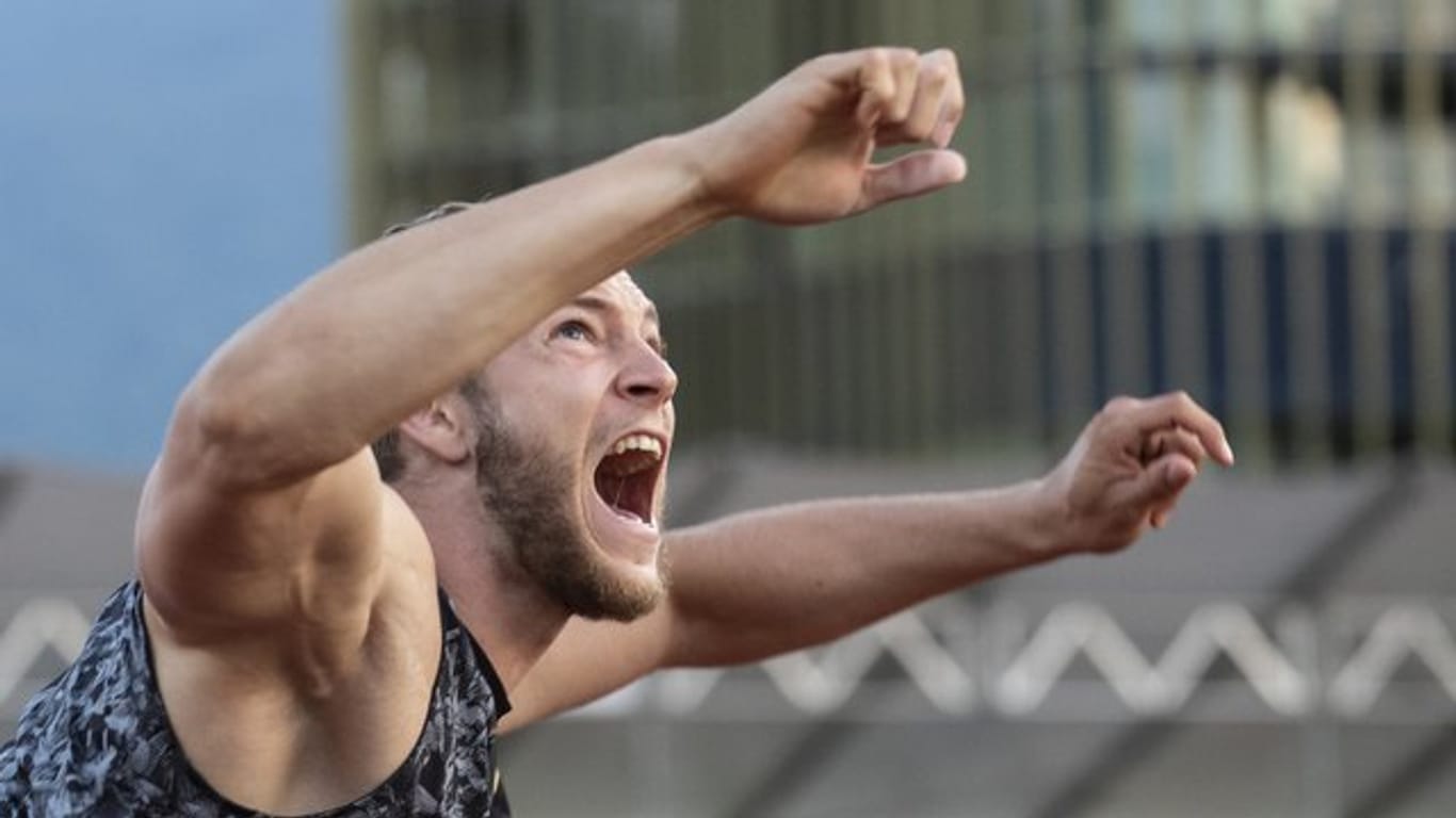 Hat in Monaco den Wettbewerb im Speerwurf gewonnen: Andreas Hofmann.