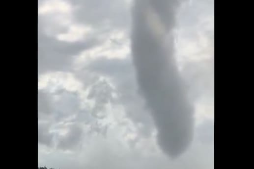 Unwetter in Rheinland-Pfalz: Ein Tornado hat in Bobenheim einen großen Schaden verursacht.