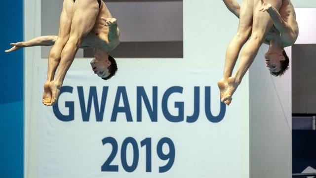 Bei den Schwimm-Weltmeisterschaften in Südkorea geht es auch schon um einige Startplätze für die Olympischen Spiele 2020. Bei den Schwimm-Weltmeisterschaften in Südkorea geht es auch schon um einige Startplätze für die Olympischen Spiele 2020.
