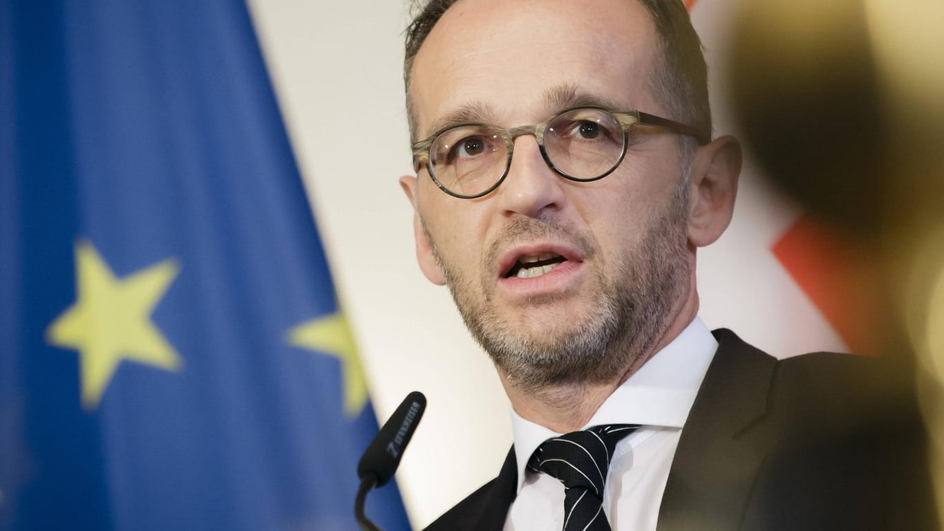 Heiko Maas: Der deutsche Außenminister kündigt eine deutsche Initiative zur Verteilung von Migranten aus dem Mittelmeer an.