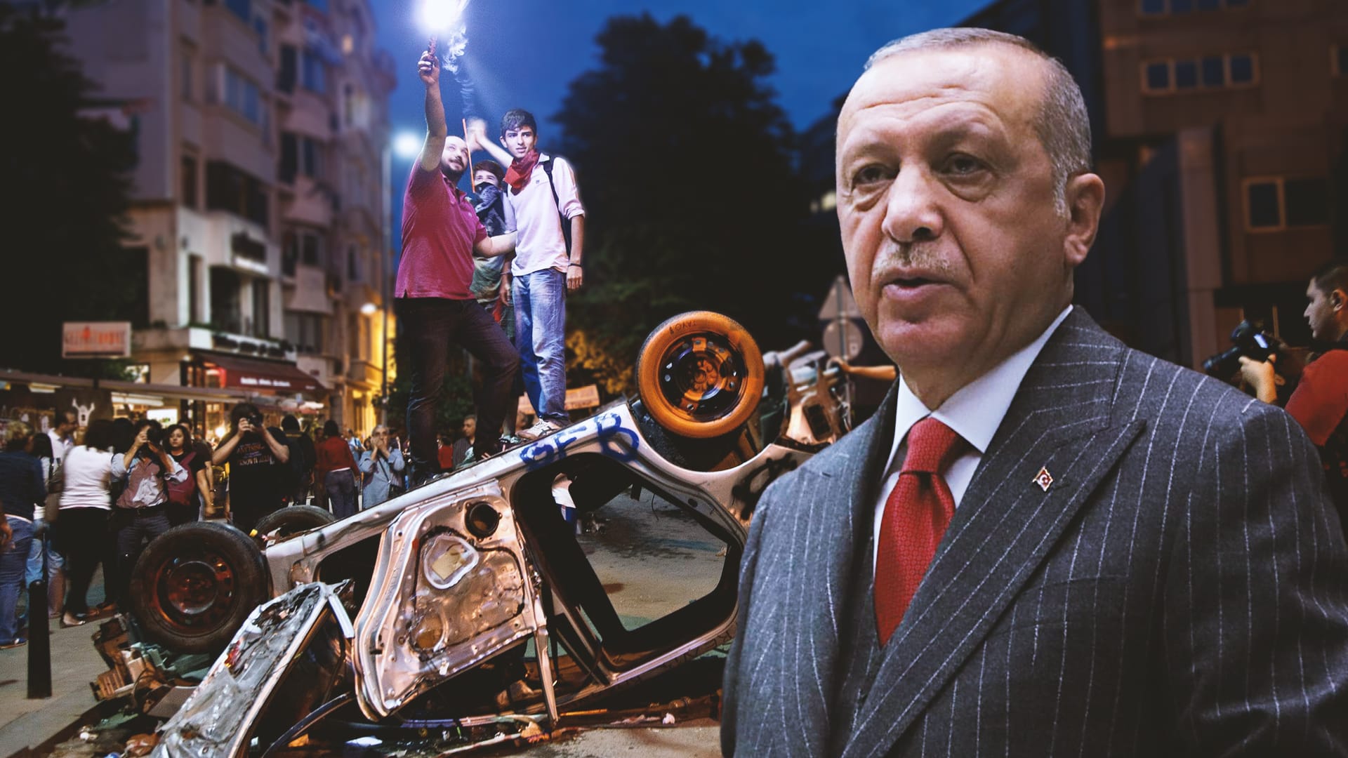 Präsident Erdogan reagierte 2013 mit Härte auf die Gezi-Proteste: Seitdem geht die türkische Regierung noch restriktiver gegen Proteste vor.