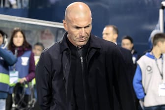 Schwerer Schlag: Real-Trainer Zinédine Zidane.