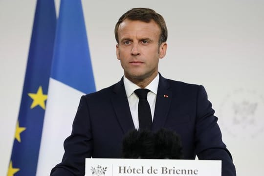 Frankreichs Präsident Emmanuel Macron will Militär im Weltall.