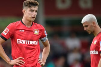 Enttäuscht: Leverkusens Kai Havertz (l.) und Aleksandar Dragovic.