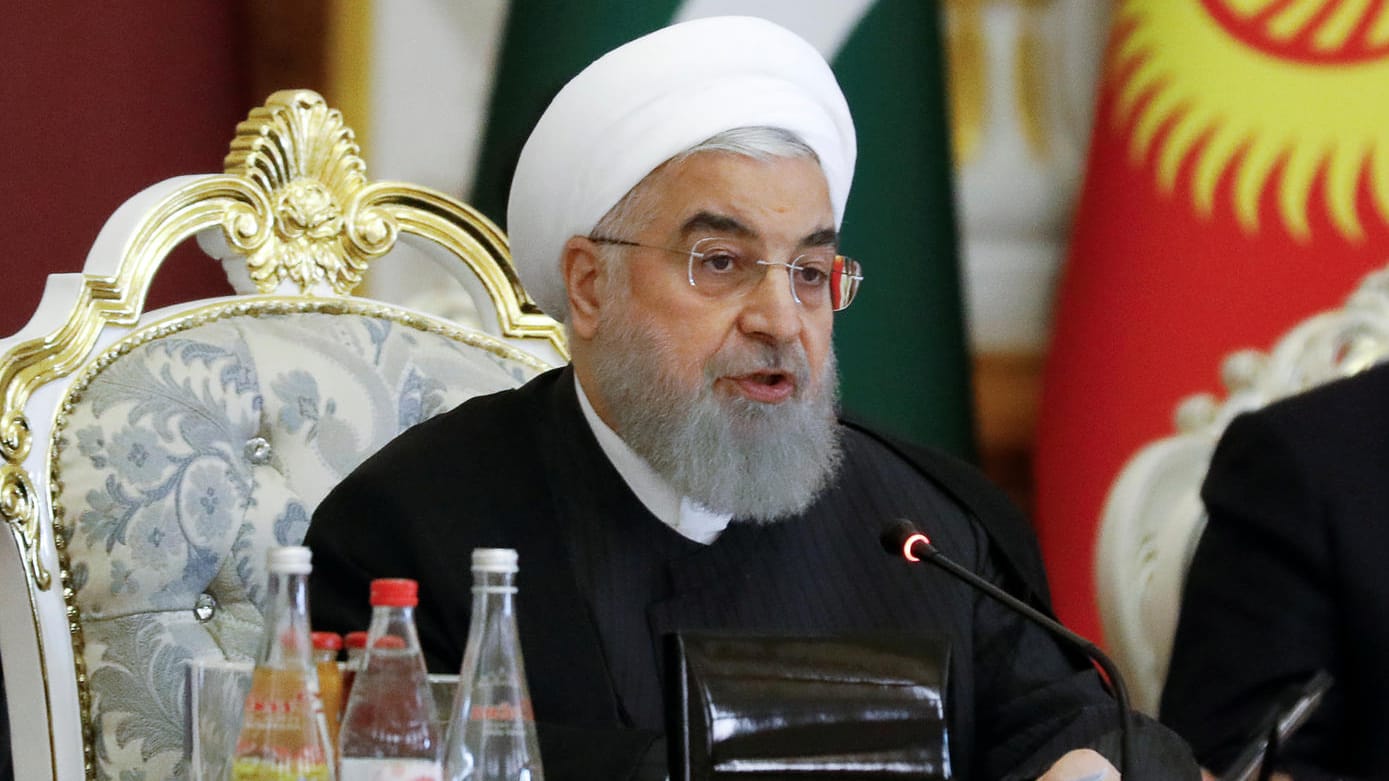 Irans Präsident Hassan Ruhani: Unter Bedingungen zu Gesprächen mit Washington bereit. Irans Präsident Hassan Ruhani: Unter Bedingungen zu Gesprächen mit Washington bereit.