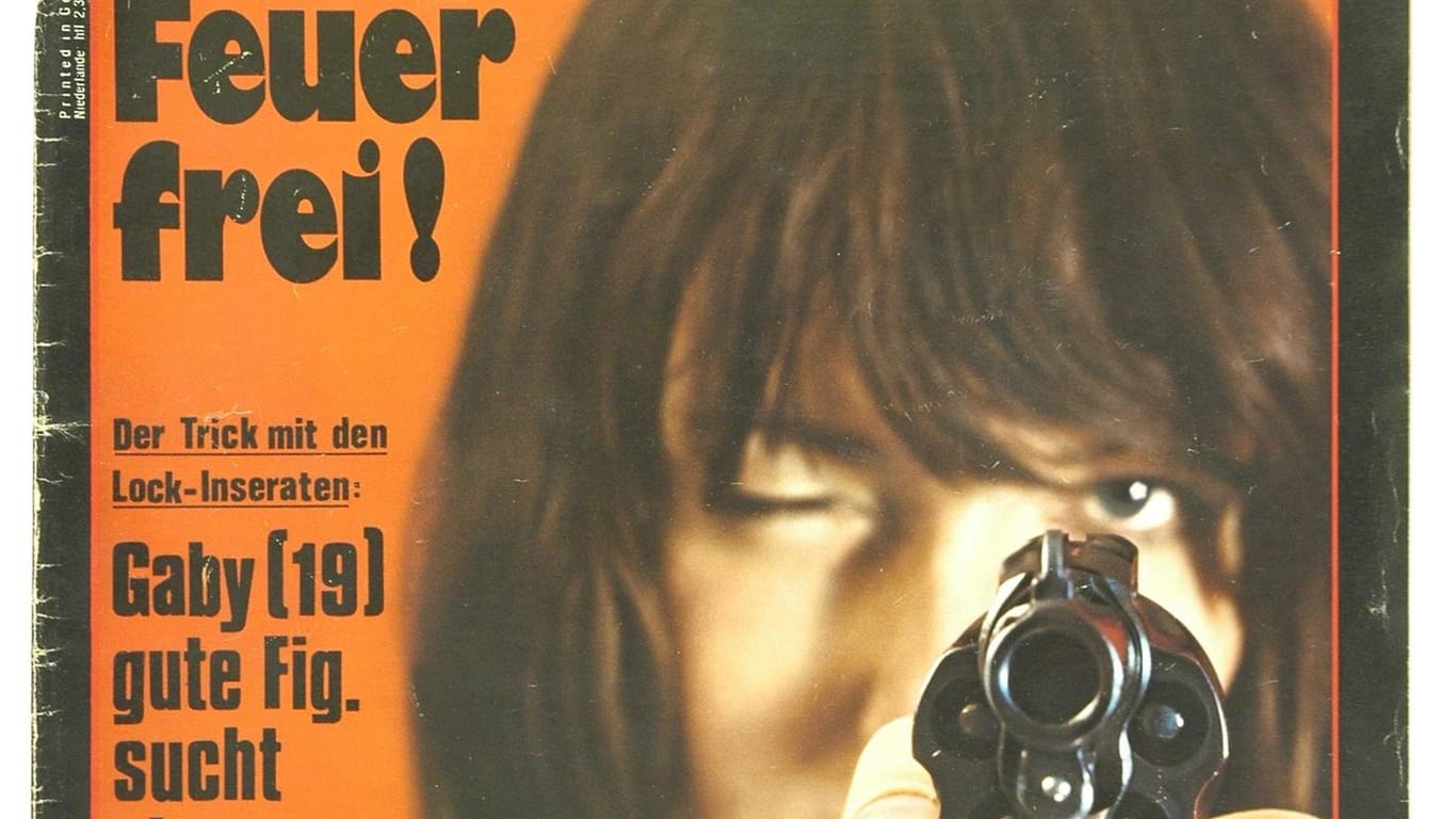"Konkret"-Titelseite von 1971: Besonders in Künstlerkreisen gab es Sympathien für die Terroristen der RAF.